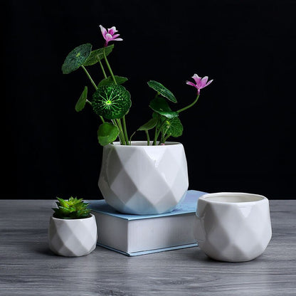 Cache-pot géométrique