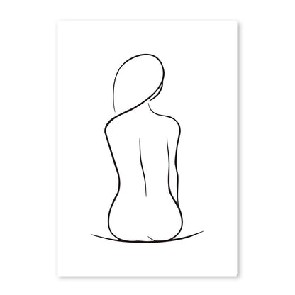 Toile "Simplicité linéaire"