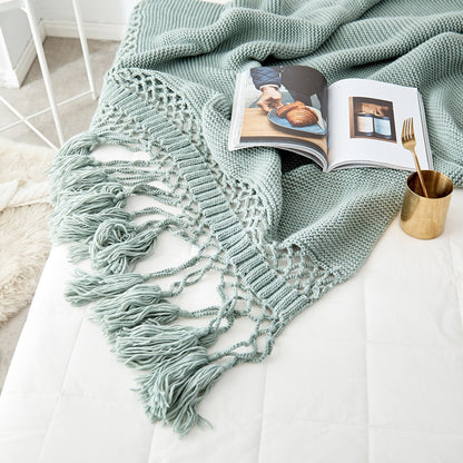 Couverture plaid bohème