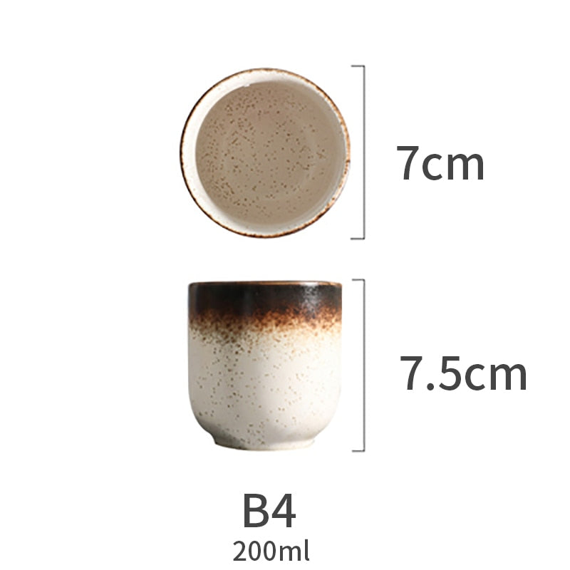 Tasses en céramique "Zen"