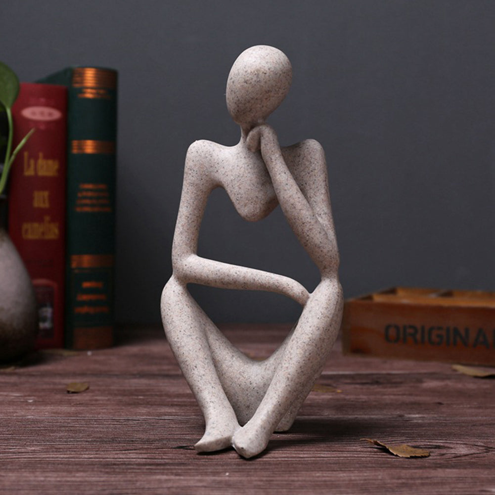 Sculpture design, le penseur