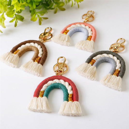 Porte-clé arc-en-ciel