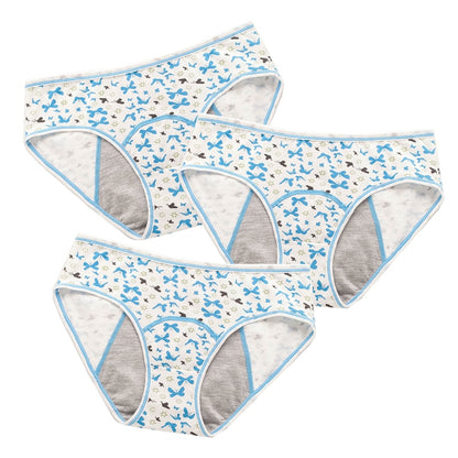 Lot de 3 culottes menstruelles spéciales adolescents