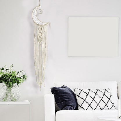 Décoration murale en macramé, attrape-rêve