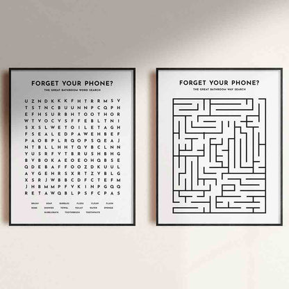 Toile "Forget your phone ?"