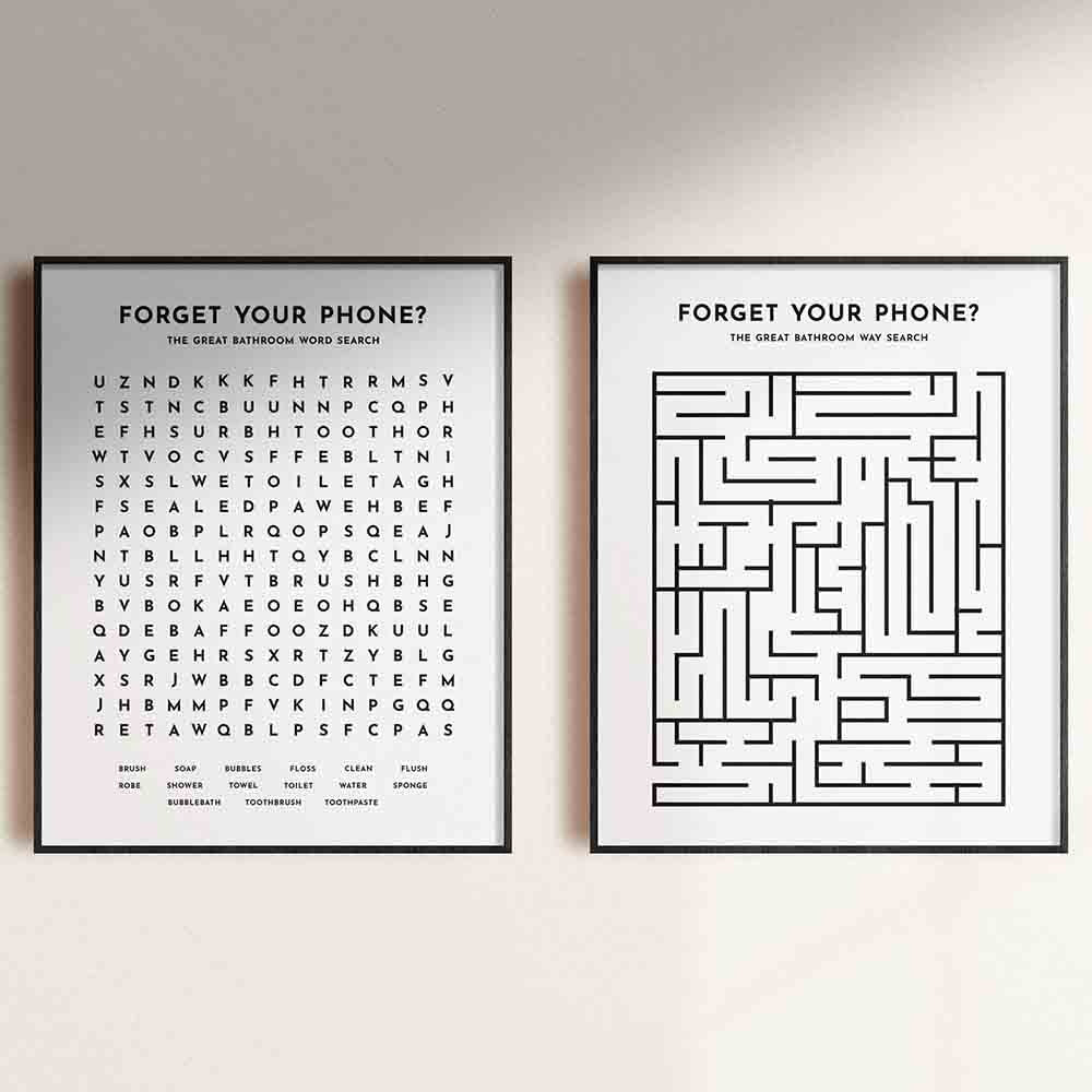 Toile "Forget your phone ?"