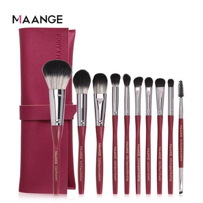 Set de 10 pinceaux Maange