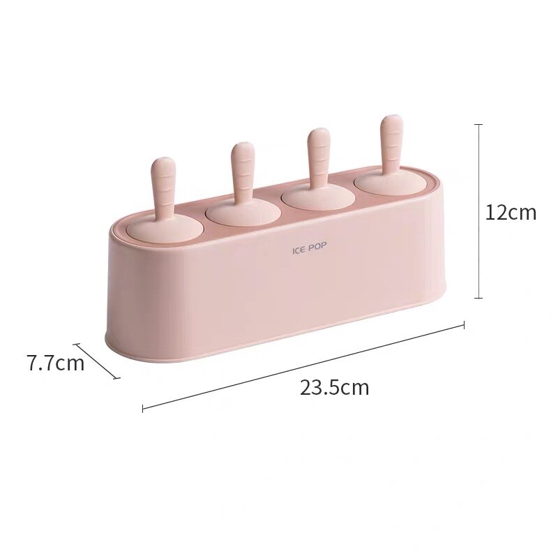 Set de 4 moules à glaces "ice pop" en silicone
