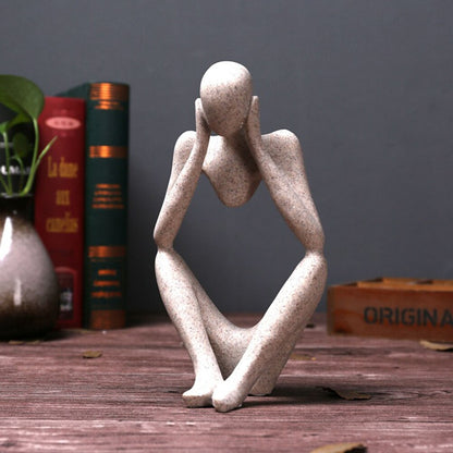 Sculpture design, le penseur