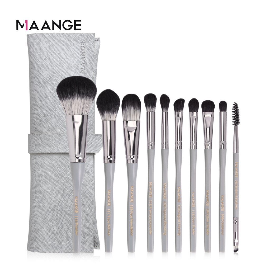 Set de 10 pinceaux Maange