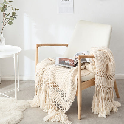 Couverture plaid bohème