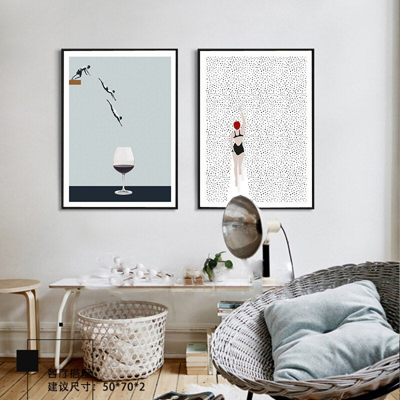 Toile "abstraction terrestre"