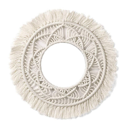 Décoration murale, attrape-rêve bohème en macramé
