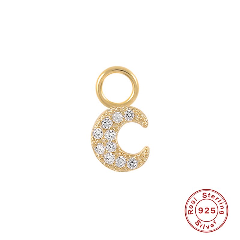 Boucle d'oreille en argent 925 et plaqué or