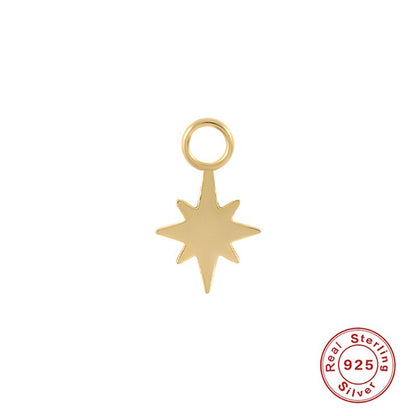 Boucle d'oreille en argent 925 et plaqué or