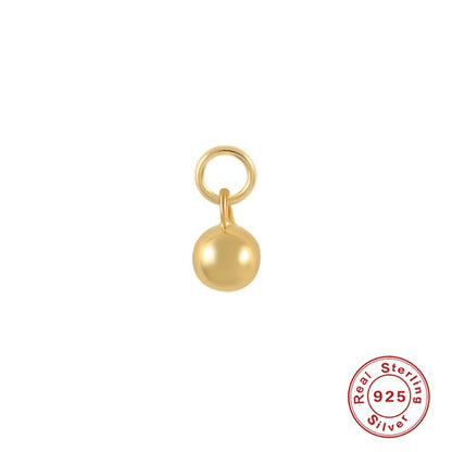 Boucle d'oreille en argent 925 et plaqué or