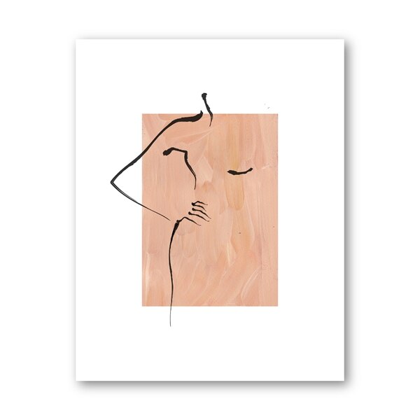 Toile "rectangle féminin"