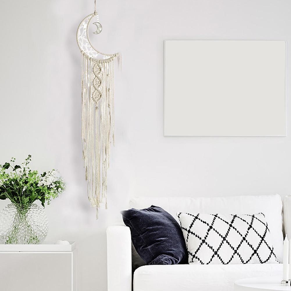 Décoration murale en macramé, attrape-rêve