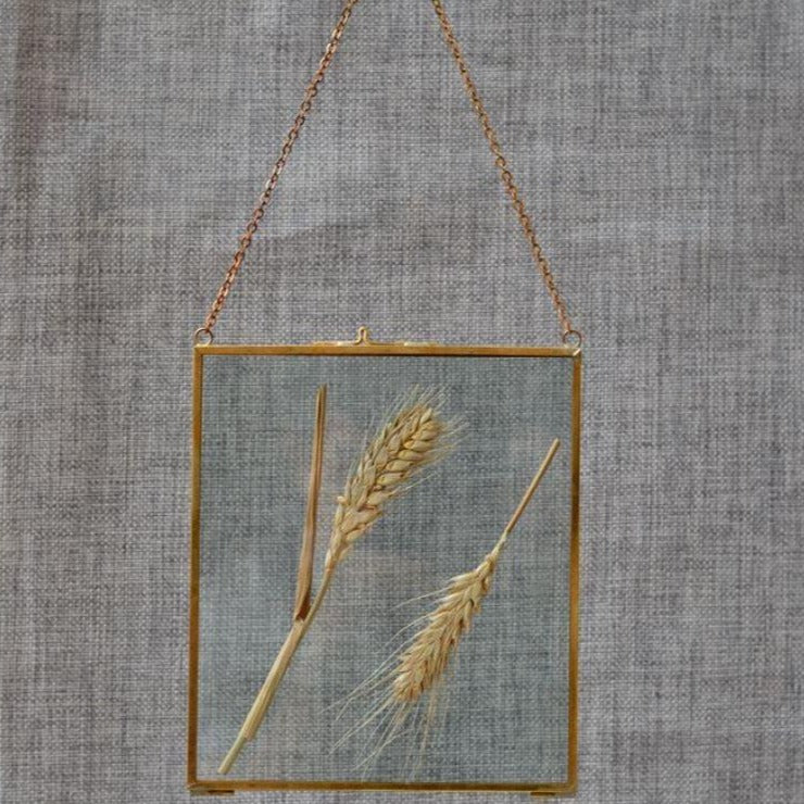 Cadre photo transparent en verre