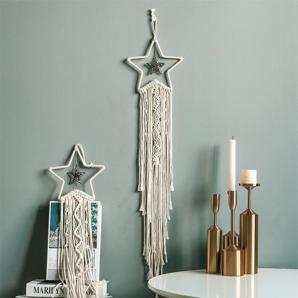 Décoration murale en macramé, attrape-rêve