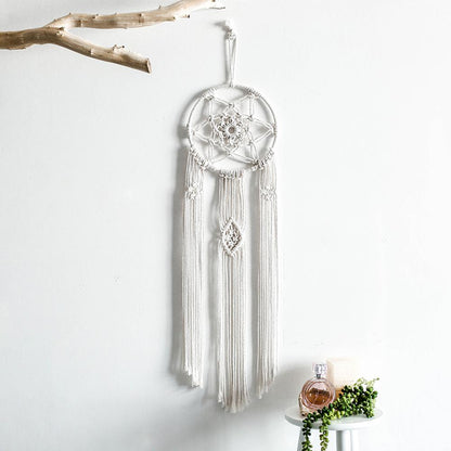 Décoration murale en macramé, attrape-rêve