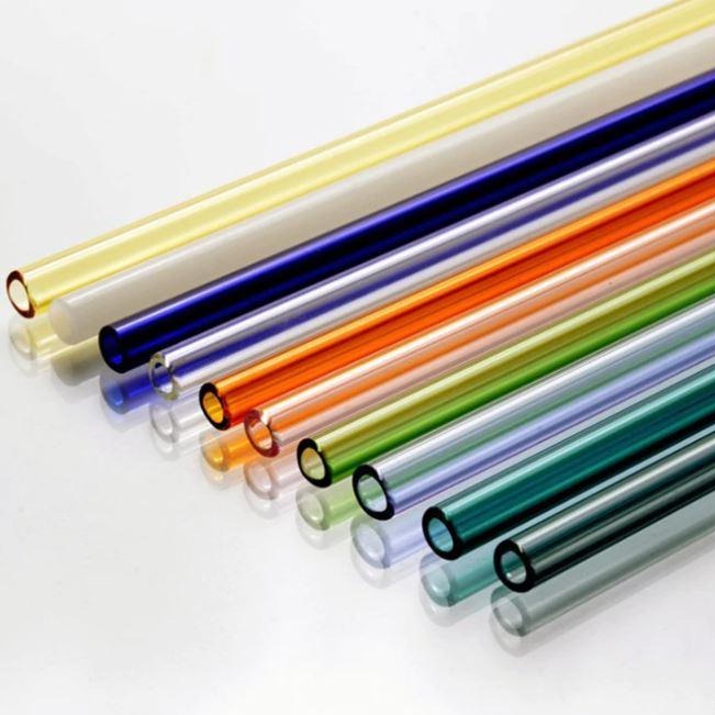 Lot de pailles réutilisables en verre