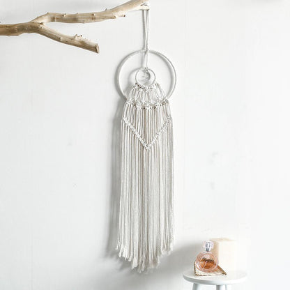 Décoration murale en macramé, attrape-rêve